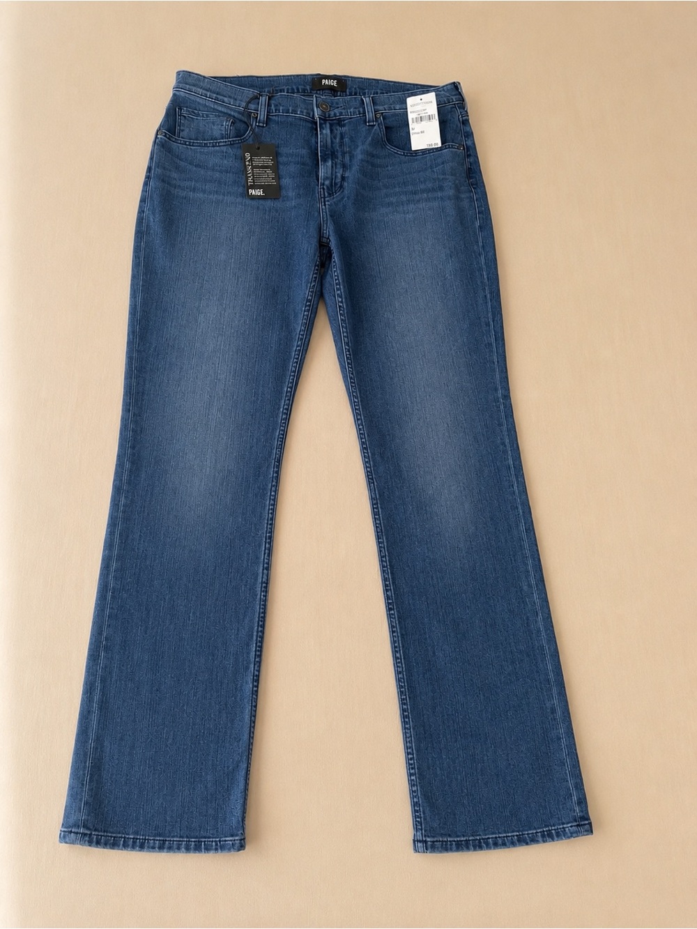 PAIGE Federal Transcend Slim Straight Jeans Anthony Wash 34